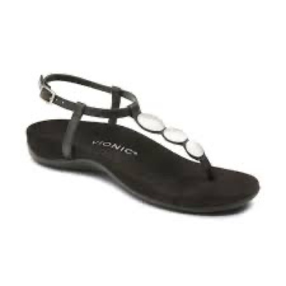 Vionic Lizbeth Backstrap Sandal Black - Picture 1 of 4